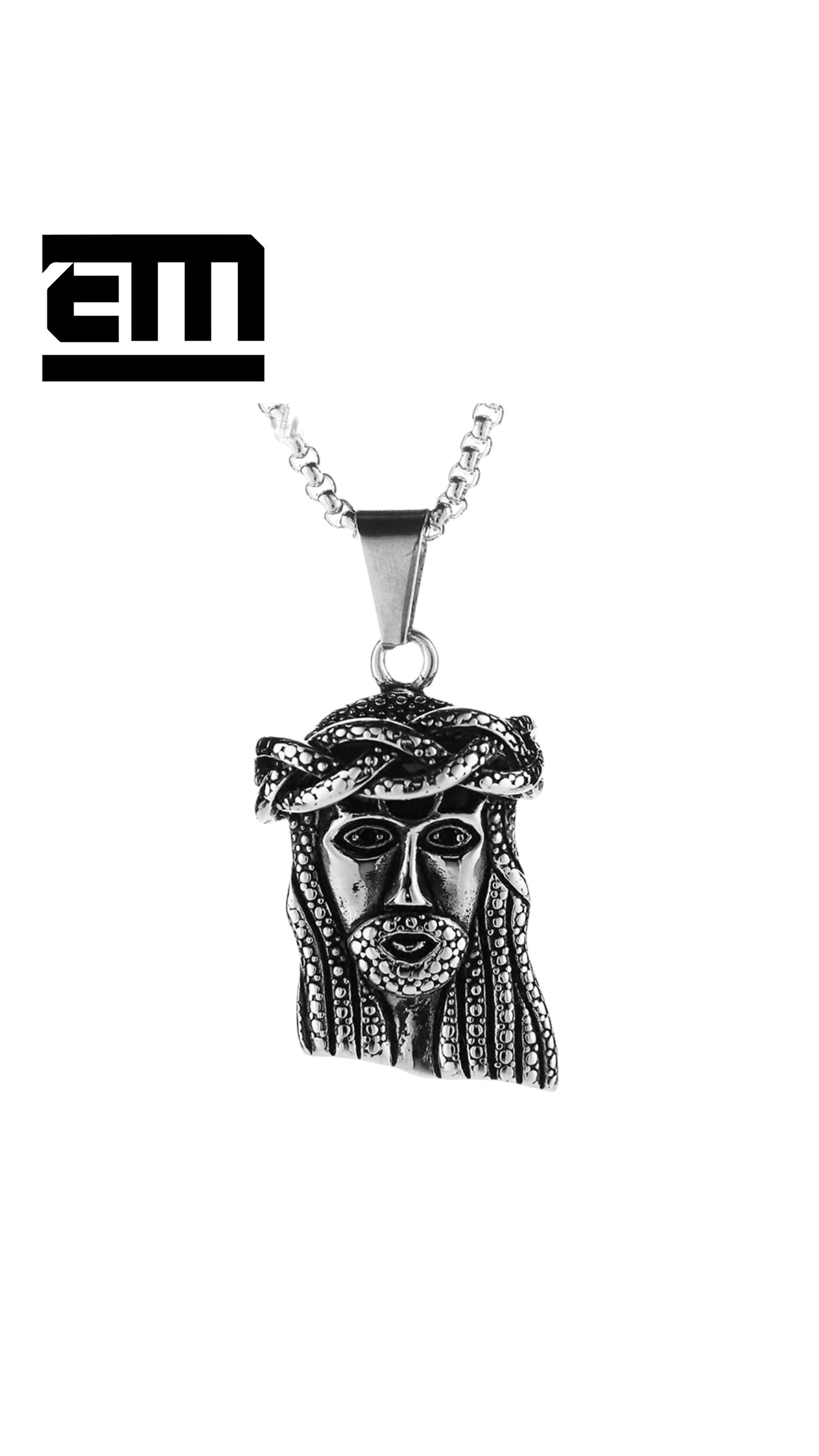 JESUS PENDANT + BOX CHAIN